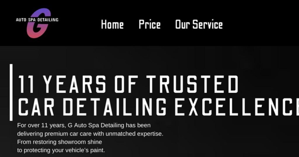 G Auto Spa Detailing official company image